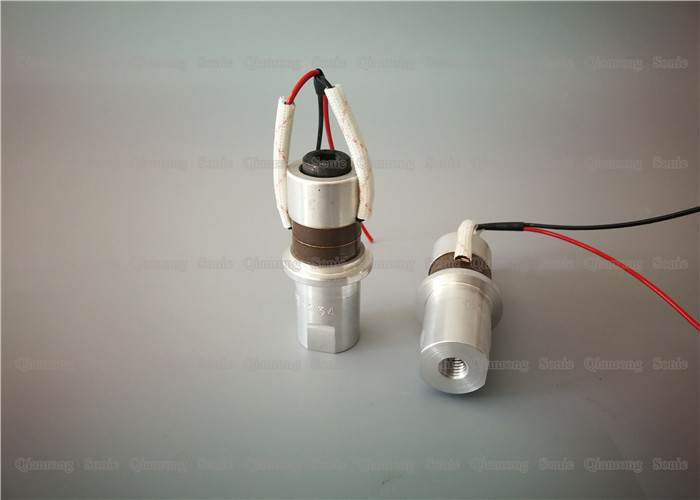High Frequency 40Khz 200w Ultrasonic Welding Transducer With Grey Piezoelectric Ceramics