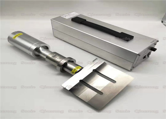 تیغه برش تیتانیوم درجه مواد غذایی با عرض ویژه اولتراسونیک 20kz برای گوشت منجمد