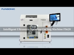 صفحه لمسی سر به بالا نشان می دهد اسپری کننده پوشش فوق صوتی